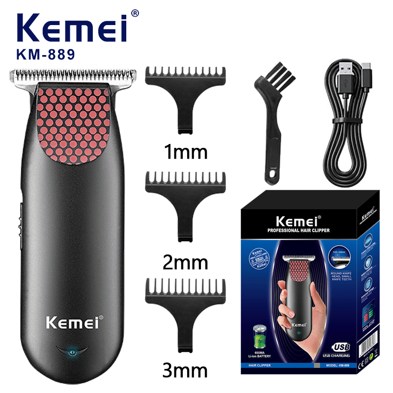 Men'S Grooming Boxes - Kemei 889 professionnel poche sans fil