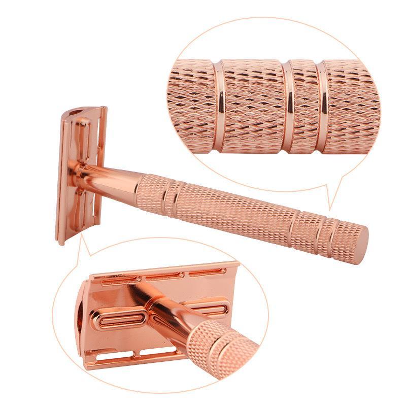 Men'S Grooming Hair Removal - Rasoir de sécurité en métal réutilisable