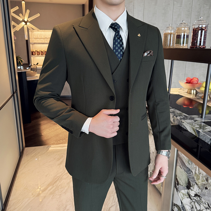 Men'S Grooming And Style - Ensemble trois pièces coupe cintrée Style