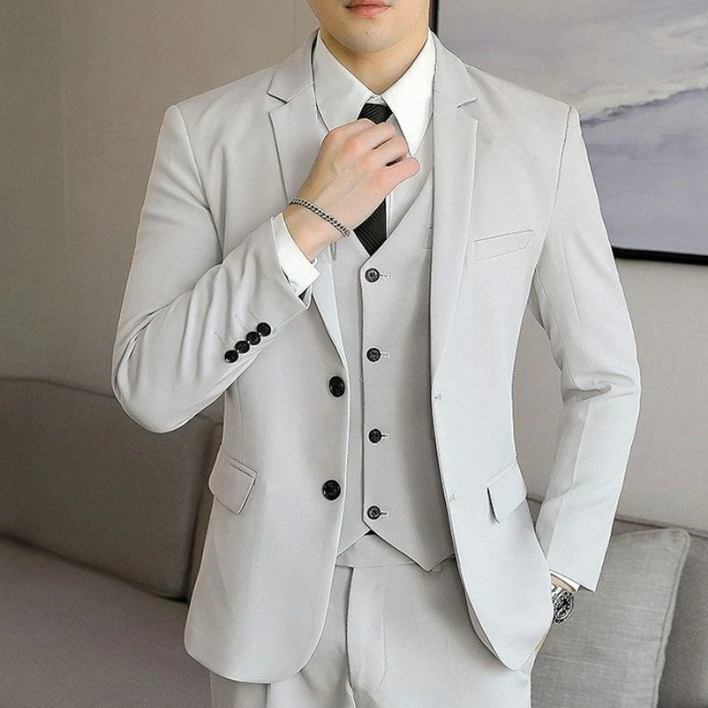 Men'S Grooming And Style - Blazer ajusté style coréen pour homme