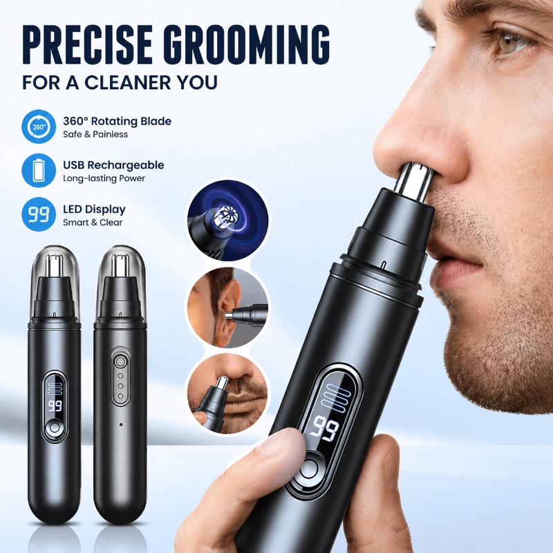 Men'S Grooming Hair Removal - Tondeuse électrique pour poils de nez