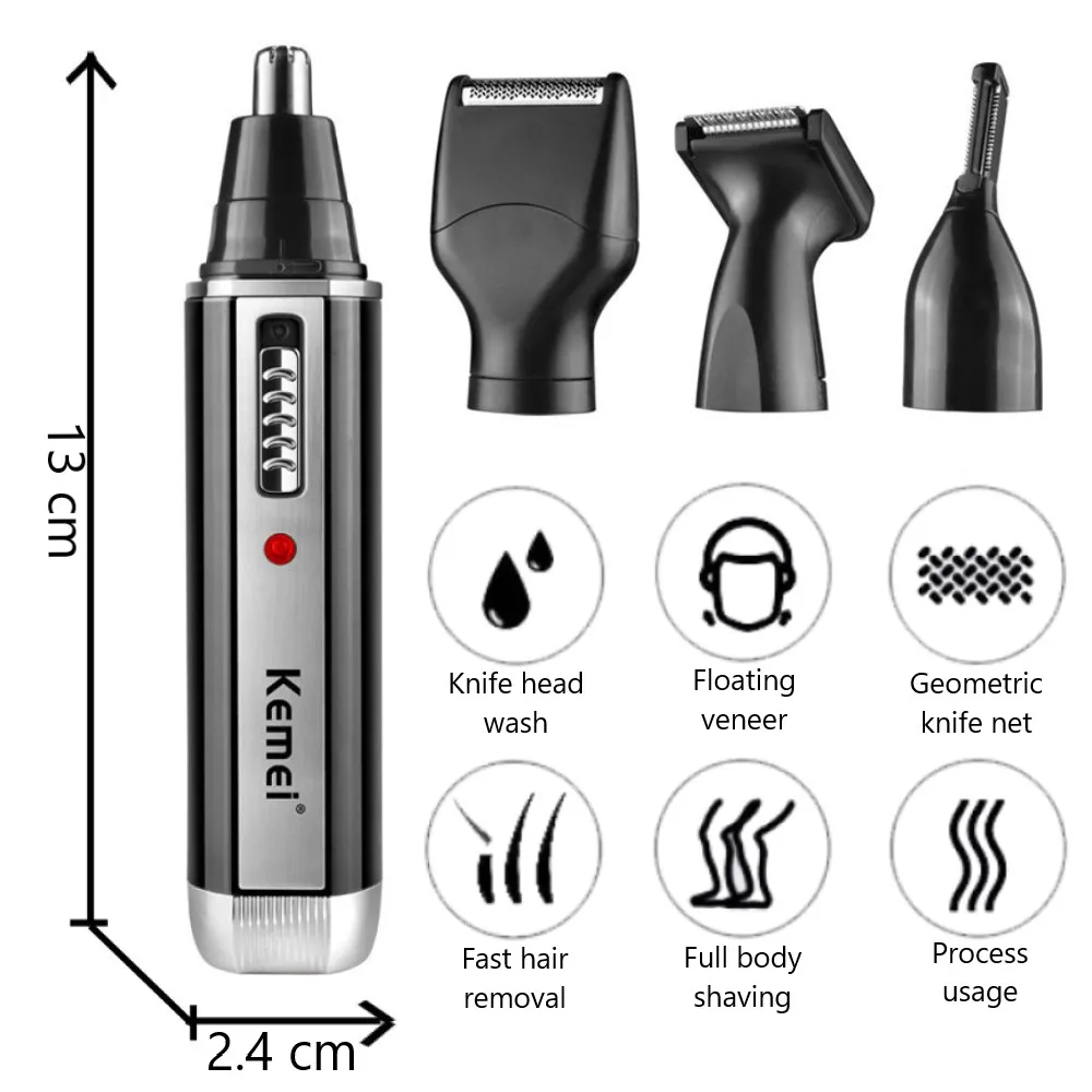 Kemei 4 en 1 tondeuse pour hom - Grooming Men'S Eyebrows avis et prix