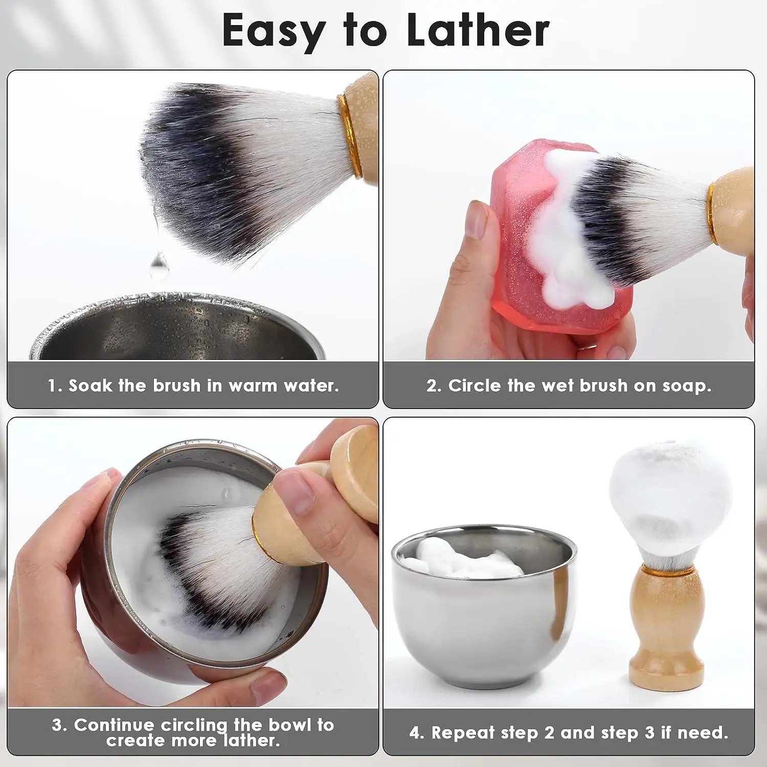 Support de rasage en acier ino - Shaving Bowl Soap avis et prix