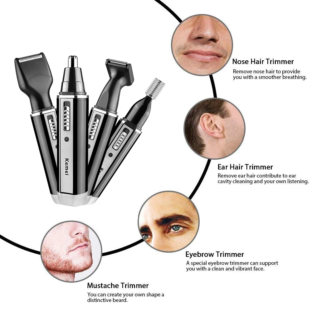 Kemei tondeuse électrique tout - Grooming Men'S Eyebrows avis et prix