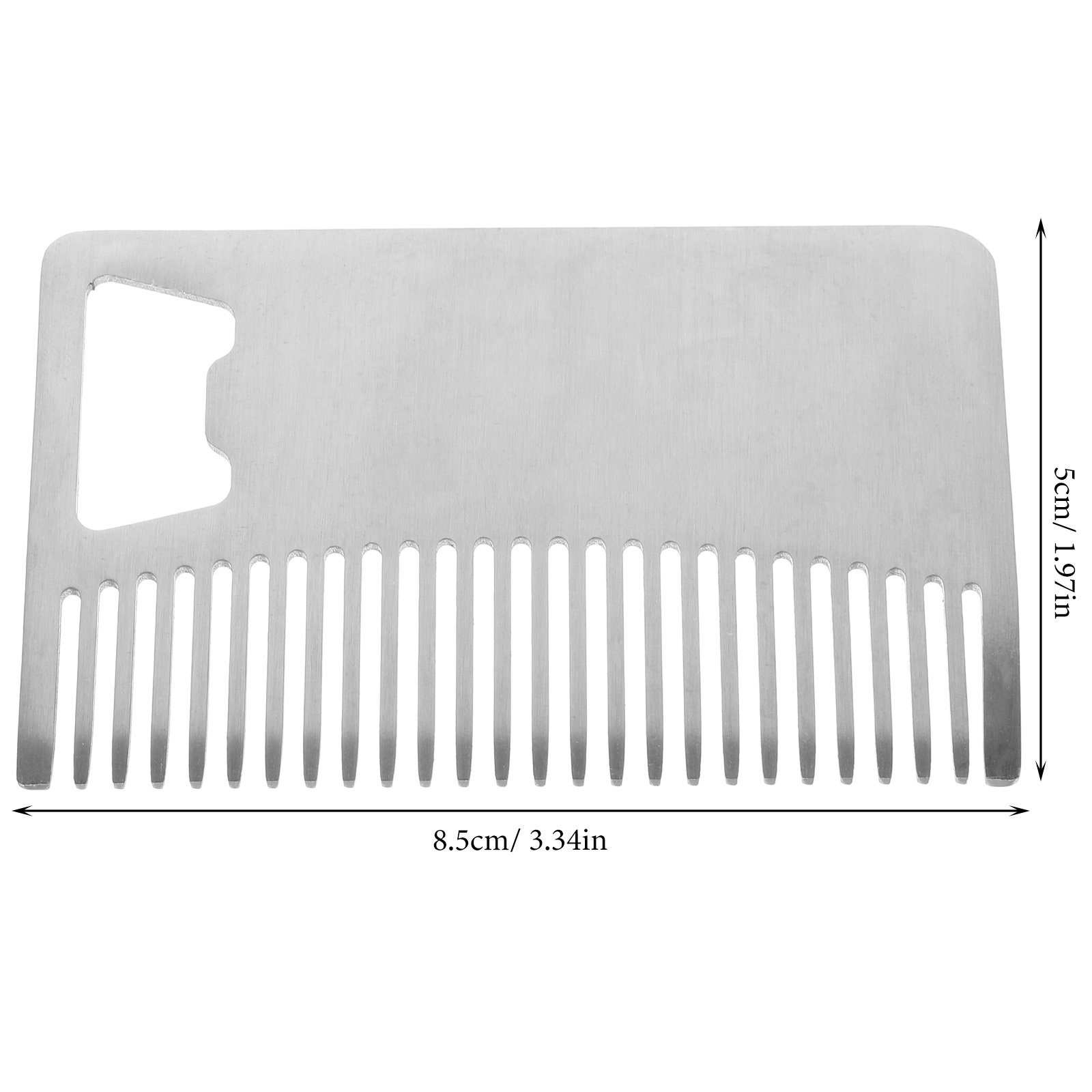 Peigne à barbe en acier inoxyd - Men'S Grooming And Style avis et prix