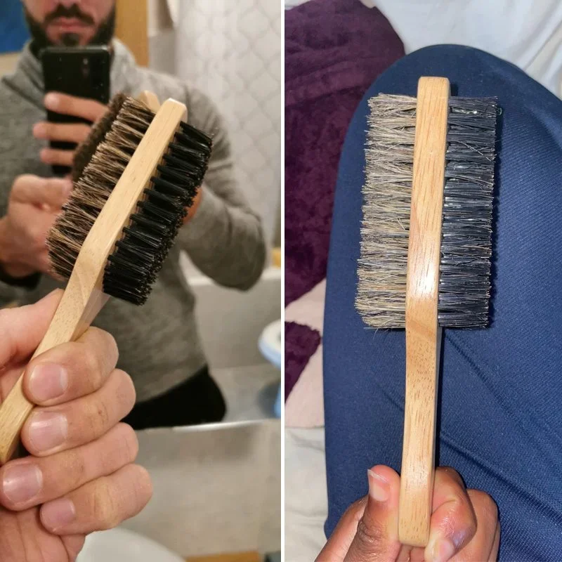 Brosse à barbe avec manche en  - Men'S Grooming Essentials avis et prix